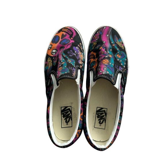 VANS Trippy Drip Psychedelic Slip On Sneakers Mens 9.5 / Women's 11 - Picture 5 of 9